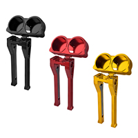 Kit de rehausseur de guidon de moto 12 pouces en aluminium pour relocalisation du tableau de bord, compatible avec Harley Road Glide Special Limited 2015-2024