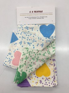 100% coton biologique tissé décoratif torchon ensemble réutilisable compressé jetable cuisine nettoyage doux torchon - Product Image 2