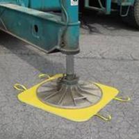 Coussinets de pied en plastique UHMWPE pour jambes de support de grue de voitures avec service de traitement de coupe personnalisé