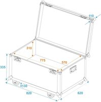 Utilitaire personnalisable pour étui rigide avec roues Support OEM et ODM