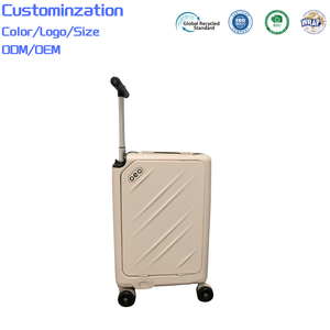 Valise rigide portable à roulettes automatique, homologuée cabine, légère, antivol et à très grande capacité - Product Image 1