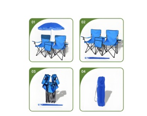 Silla Plegable <span class=keywords><strong>de</strong></span> Hierro Ligera y Portátil para 2 Personas, con Toldo Grande Moderno, <span class=keywords><strong>de</strong></span> Alta Calidad, para Parques, Escuelas y Muebles <span class=keywords><strong>de</strong></span> Exterior - Product Image 4