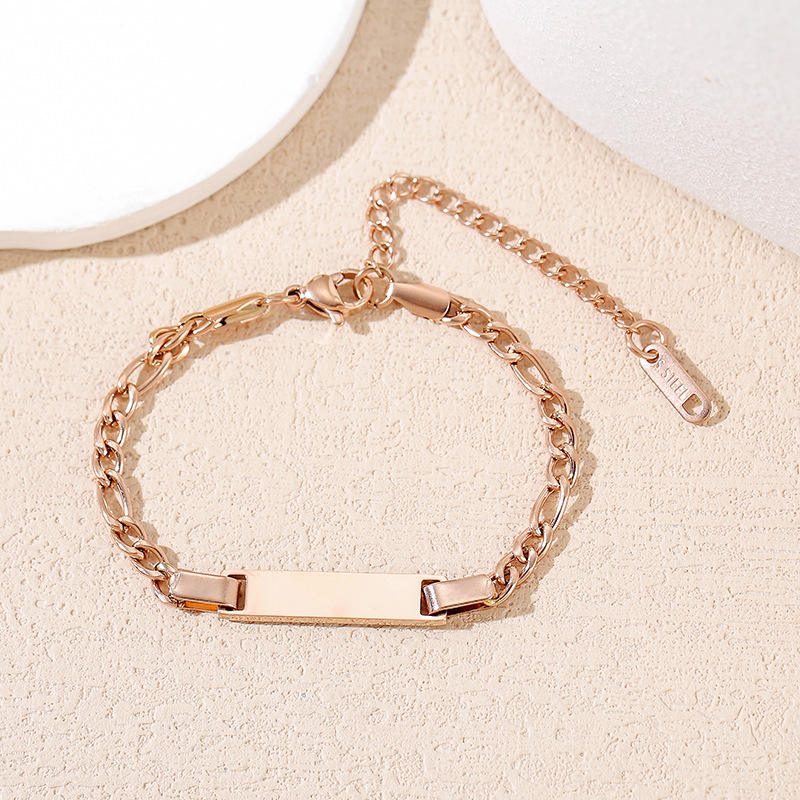 Bracelet pour enfants en or rose