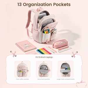 LOVEVOOK Nouveauté 2026 Sacs à Dos Tendance Grande Capacité pour Ordinateur Portable 15,6 pouces, Idéal pour Voyages, Travail, Bureau, École, Université – Pour Garçons et Filles - Product Image 3