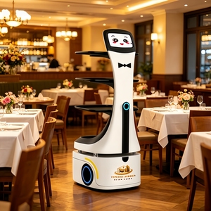<span class=keywords><strong>Robot</strong></span> de service intelligent commercial |   <span class=keywords><strong>Robot</strong></span> de livraison de nourriture pour hôtel et <span class=keywords><strong>restaurant</strong></span>, économiseur de main-d'œuvre, <span class=keywords><strong>avec</strong></span> évitement automatique des obstacles - Product Image 6