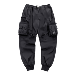 LAYENNE High Quality Tech Wear Men's <strong>Cargo</strong> Pants Mens Pockets <strong>Work</strong> Pants for Men <strong>Cargo</strong> With Elastic Drawstring Custom - Product Image 2
