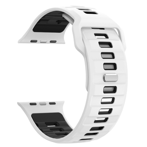 สายนาฬิกาซิลิโคนกันน้ำสำหรับเล่นกีฬา ใช้ได้กับ Apple Watch Series สายรัดข้อมือสมาร์ทวอทช์สำหรับผู้ชายและผู้หญิง - Product Image 3