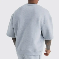T-shirt surdimensionné personnalisé OEM 100% coton 300 g/m² pour hommes T-shirt personnalisé coupe carrée T-shirts lourds