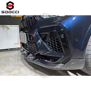Fibre de carbone véritable Style LD F96 <span class=keywords><strong>X6M</strong></span> Style Spoiler de pare-chocs avant Splitter Diffuseur pour <span class=keywords><strong>BMW</strong></span> <span class=keywords><strong>X6M</strong></span> X6C F96 <span class=keywords><strong>2019</strong></span>+ - Product Image 6