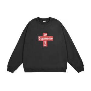 Sudadera con Capucha de Felpa Francesa de Alta Calidad, Estilo Urbano, Informal, de Poliéster/Algodón, con Logotipo SUP Box REME, Estilo Hip-Hop, Original de EE. UU. - Product Image 3