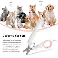 Coupe-ongles personnalisé pour animaux de compagnie Tondeuse à griffes pour chats Ensemble de coupe-ongles pour animaux de compagnie Torche UV Coupe-ongles pour chien