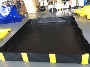 Tissu de <span class=keywords><strong>bâche</strong></span> enduit de PVC polyvalent Berme de <span class=keywords><strong>protection</strong></span> unique contre les déversements d'huile Matériau en vinyle imperméable en vente - Product Image 5