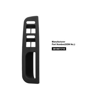 100007669 3B1867171E Panel de Control de interruptor de ventana de puerta de coche bisel para VW Volkswagen Passat B5 Jetta Bora <span class=keywords><strong>Golf</strong></span> MK4 1998-2001 2002 - Product Image 2