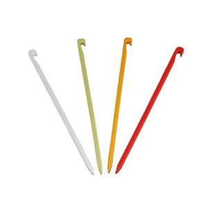 Estacas de aluminio para tienda de campaña, 16 cm, rojo, plateado, naranja, azul, estacas cuadradas para exteriores, accesorios de fijación para toldo de tienda de campaña - Product Image 4