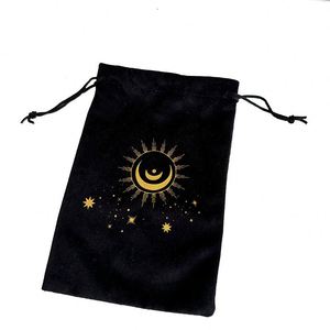 Pochette en velours personnalisée avec cordon de serrage pour bougies, sac de luxe pour cartes de tarot, emballage en flanelle pour bougies - Product Image 3