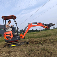 Mini-excavatrice hydraulique complète avec moteur YANMAR, livraison gratuite, pour travaux de terrassement, usage domestique, agricole et de construction
