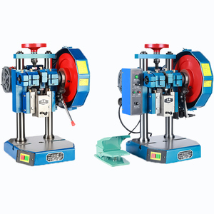 เครื่องเจาะรูโลหะแบบตั้งโต๊ะขนาดเล็ก 370W 1 ตัน แบบอัตโนมัติ คอลัมน์คู่ พร้อมเครื่องเจาะรูเหล็ก - Product Image 5