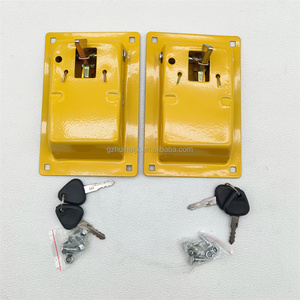 Manija de panel de cierre derecho para cabina de excavadora EC160B, pieza 14508850, cerradura de puerta lateral - Product Image 3