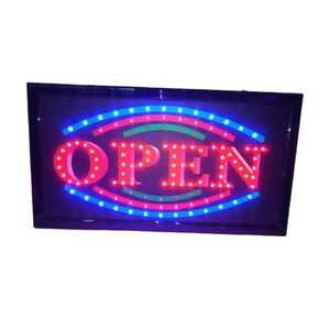 Panneau publicitaire LED à défilement, lettres lumineuses OPEN, enseigne de magasin, indicateur lumineux, taille et motif personnalisables - Product Image 2