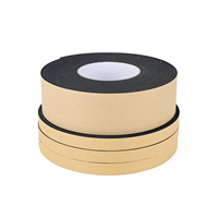 Bande adhésive en mousse EVA simple face de 4 mm d'épaisseur, haute résistance, auto-adhésive, pour l'étanchéité, l'isolation et la protection contre la poussière, rouleau de 5 m