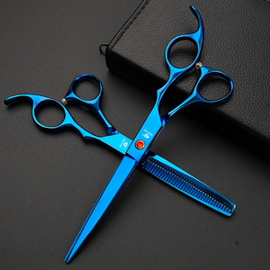 8-inch mạ tóc phong cách công cụ hộ gia đình tóc Clipper thép không gỉ kéo tóc salon chuyên nghiệp Kéo Cắt Tóc - Product Image 2