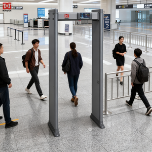 Taşınabilir endüstriyel kapı çerçevesi güvenlik vücut arama makinesi yüksek hassasiyet kararlılığı çok bölgeli <span class=keywords><strong>Metal</strong></span> dedektörü ile yürümek - Product Image 1