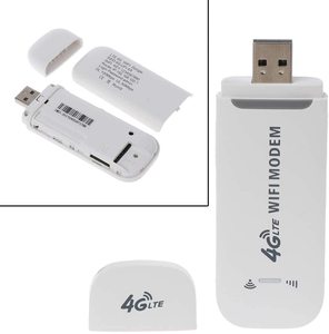 Pix-liên kết 4G LTE không dây Dongle <span class=keywords><strong>USB</strong></span> Sim Thẻ <span class=keywords><strong>Wifi</strong></span> Router ngoài trời trắng 4G Dongle Max người dùng trên 10 150 Mbps 2.4G - Product Image 2