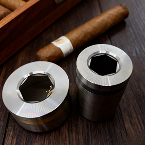 Cenicero de Cigarros de Metal de Acero Inoxidable con Mecanizado CNC Personalizado, Opciones de Perforación en Latón/Aluminio/Acero Inoxidable, Hecho a Medida - Product Image 1