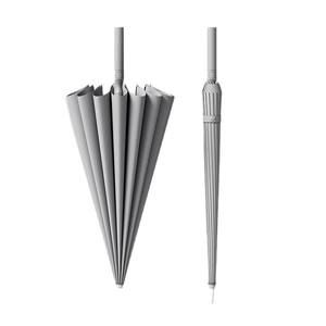 Parapluie de golf droit moderne à 24 baleines, 25 pouces (105 cm de diamètre), semi-automatique, idéal pour la publicité d'entreprise ou les cadeaux - Product Image 6