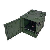 Isotherme Behälter mit Frontöffnung, Isolierter Behälter mit Back- und Dampfschalen, Backblech/Dampfgarer Warmhaltebox