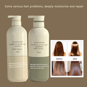 Tratamiento Reparador Sin Sulfatos <span class=keywords><strong>para</strong></span> <span class=keywords><strong>el</strong></span> Cuidado del Cabello, Biotina Natural, <span class=keywords><strong>Aceite</strong></span> <span class=keywords><strong>de</strong></span> Argán, <span class=keywords><strong>Coco</strong></span>, Champú y Acondicionador Anticaída y <span class=keywords><strong>para</strong></span> <span class=keywords><strong>el</strong></span> Crecimiento del Cabello - Product Image 3