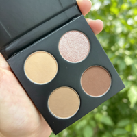 Palette d'ombres à paupières véganes hautement pigmentées en gros, emballage personnalisé, maquillage scintillant, mat et pailleté