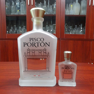 Food Grade Mini Type <strong>5cl</strong> 50ML Square Pisco Glass <strong>Bottle</strong> for Wine - Product Image 4
