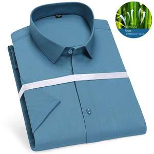 Vestido Polo <span class=keywords><strong>de</strong></span> manga corta para <span class=keywords><strong>hombre</strong></span> <span class=keywords><strong>de</strong></span> alta calidad, blanco, informal, Formal, profesional, transpirable, fibra <span class=keywords><strong>de</strong></span> bambú, personalizable para el verano - Product Image 2