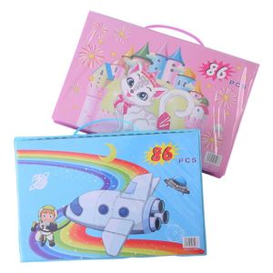 Ensemble de papeterie artistique en gros pour écoliers, kit de dessin pour enfants, jouet de dessin, ensemble de crayons à dessiner et à esquisser pour enfants - Product Image 2
