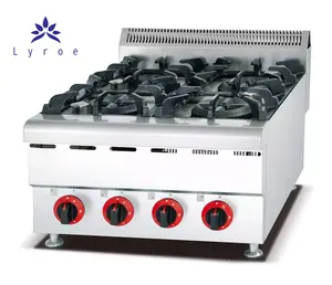 LYROE – équipement de cuisine commerciale, comptoir en acier inoxydable, multi-brûleurs, Pot en argile, brûleur à gaz, cuisinière à gaz