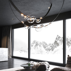 Su misura Gocce <span class=keywords><strong>di</strong></span> <span class=keywords><strong>rugiada</strong></span> in alabastro lampadario in pelle ciondolo per la casa soggiorno camera da letto - Product Image 6