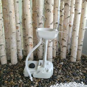 DB CHH-7701 <b>Portable</b> White Outdoor <b>Wash</b> <b>Basin</b> Removable Bath Product - Product Image 1