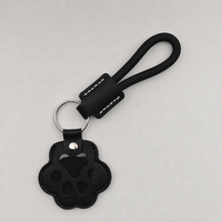 Porte-clés souvenir patte d'animal de compagnie Yu Chu, style personnalisé, en polyuréthane, pour conservation de poils, anti-perte, ornement de contrôle d'accès