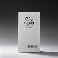 Brochure d'échantillons de couleurs en carton pliable personnalisée, imprimée offset avec pelliculage, pour échantillons de portes d'armoires, armoires et cuisines