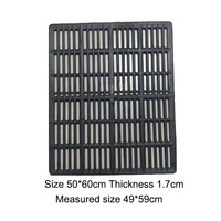 Plancher en plastique pour cage à lapins, accessoires pour cage à lapins anti-morsures, 30*50 40*50 50*50 60*60 cm, durable, pour élevage de lapins
