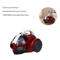 700W/2000W Motor Geräuscharmer Betrieb 2000W Leistungsstarker Staubsauger für die Hausreinigung