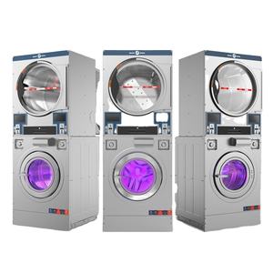 12 kg 16 kg 22 kg linge commercial empilé laveuse et sécheuse fabricant de Machine à laver pièce <span class=keywords><strong>code</strong></span> QR <span class=keywords><strong>carte</strong></span> de crédit - Product Image 3