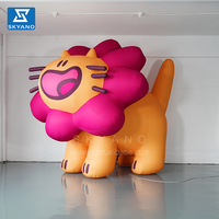 Modèle de chat gonflable animal mascotte dessin animé personnalisé accessoires gonflables publicitaires