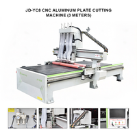 JUNDE - Máquina de Fresado y Taladrado CNC de 3 Ejes, 3m, 32.5KW, Equipo de Procesamiento de Aluminio/Madera/PVC