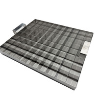 Diviseur de gâteau carré en acier inoxydable de qualité alimentaire 0,8 mm 30x40 cm avec poignée, cadre de découpe pour couper des cubes de pâtisserie uniformément