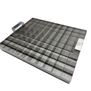 Cortador de Pastel Cuadrado de Acero Inoxidable de Grado Alimenticio de 0.8mm 30x40cm con Mango, para Cortar en Cubos Uniformes - Product Image 5