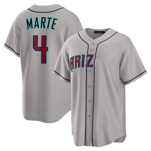 قميص بيسبول وسوفتبول مخصص للرجال والنساء 2025 أريزونا # 4 كيتل مارتي مقاسات كبيرة مضادة للبكتيريا ماصة للرطوبة مخيطة - Product Image 4