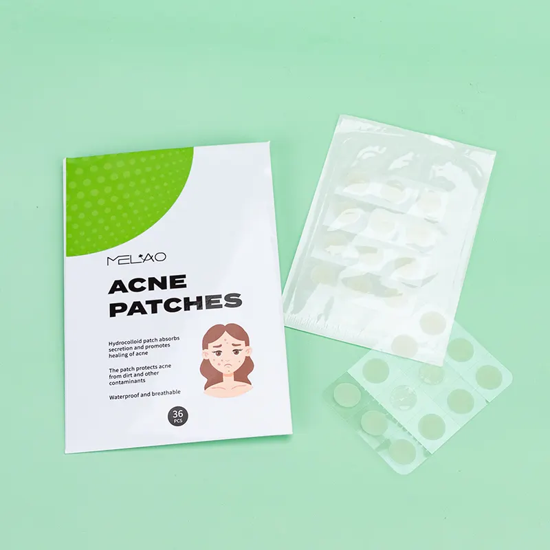 Adesivo hidrocoloide de acne, adesivo invisível personalizado de espinhas e acne