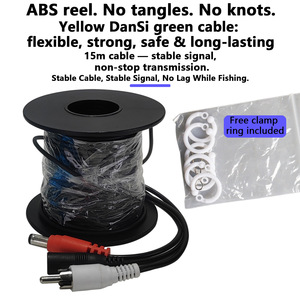 Underwater Fishing <b>Camera</b> 7 Inch HD Color Monitor 15M Cable Portable Fish Finder With Led Light For Deep Water Use - Product Image 5